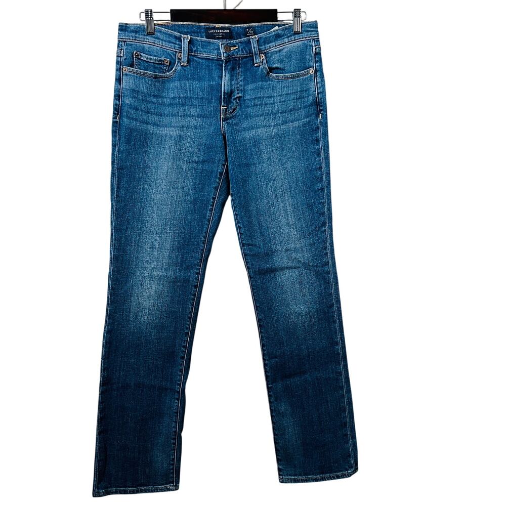 Lucky Brand Jeans Women's Size 8/29 Blue Mid Rise Straight Sweet Denim - Picture 1 of 14